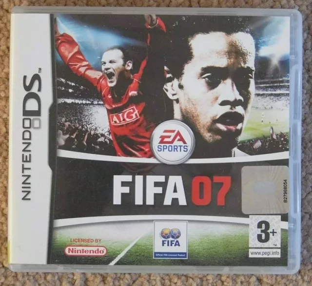 Jeu FIFA 07 Nintendo DS *1re classe état avec manuel* COURRIER RAPIDE gratuit L@@K