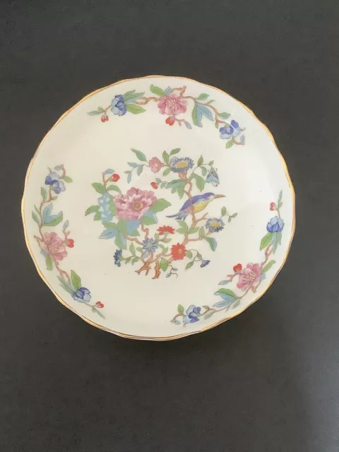 Pretty Vintage Aynsley Pembroke Fine Bone China footed candy dish display bowl 2