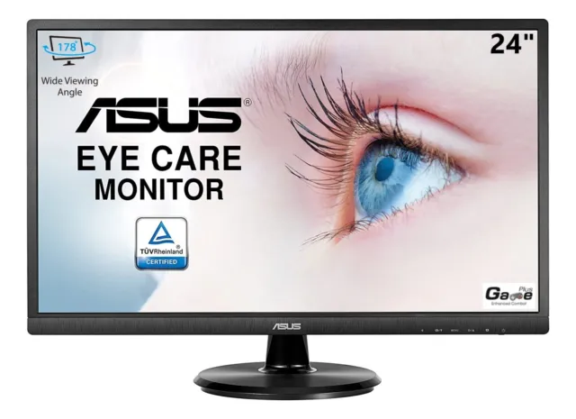 ASUS Bildschirm 24 " Hintergrundbeleuchtung LED VA Full HD VGA/HDMI 5 Ms VA249HE