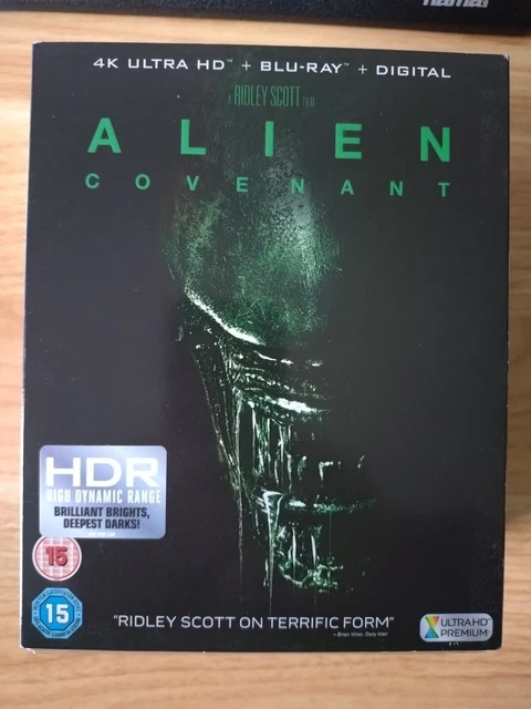 ALIEN COVENANT - 4K UHD & Blu-ray set + Slipcase, new and sealed £22.99 ...