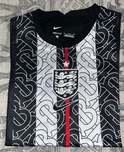 ENGLAND FOOTBALL SHIRT burberry concept Large PicClick UK