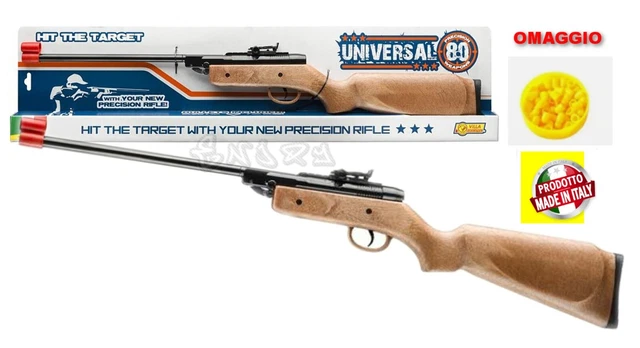 Villa Giocattolo Fucile Montecarlo 12MM – Colpi Giocattoli Omaggio (Italian Toy Rifle)