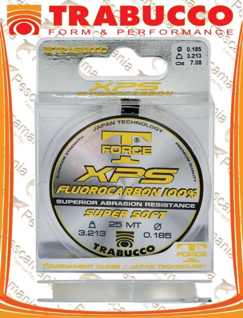 Fluorcarbon puro 100% Trabucco T-FORCE XPS super soft ø0,08->ø0,30mm