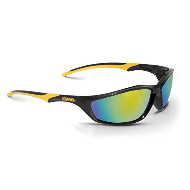 (TG. DPG96-FD EU) Dewalt Occhiali di Sicurezza, Nero/Giallo, DPG96-FD EU - NUOVO