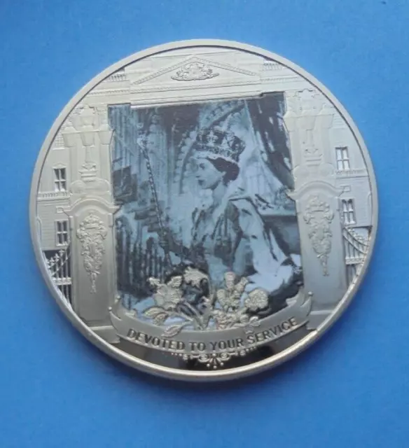 Gibraltar, 2021 Half Crown, Proof, Elizabeth's Coronation,in capsule, as shown.