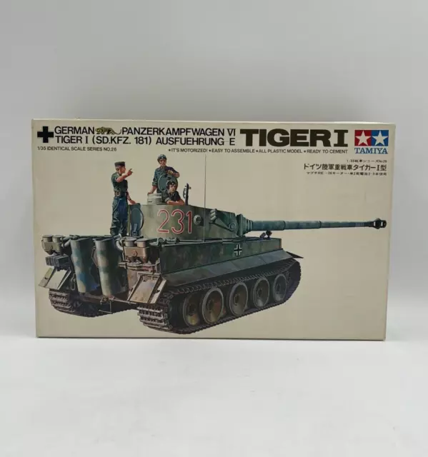 Vintage Tamiya Panzerkampfwagen Vi Tiger I Sd Kfz 181 Ausfuehrung E No