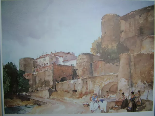 William Russell Flint limited edition art print "Gossipers Le Castellet"