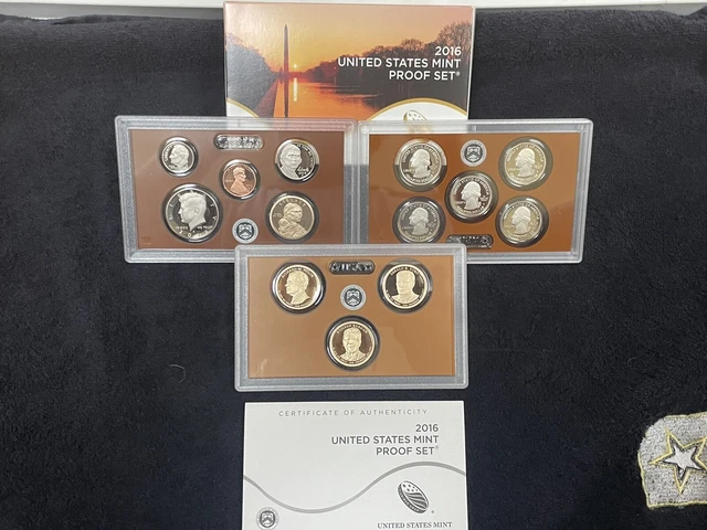 **2016**US Mint Proof set (14) coins in all GEM Quality w/US Presidents OGP*