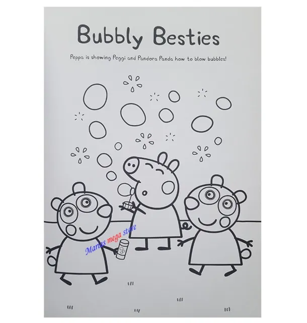 Peppa Pig - Fantastic Friends Colouring Book for Children Kids Boys Girls 3