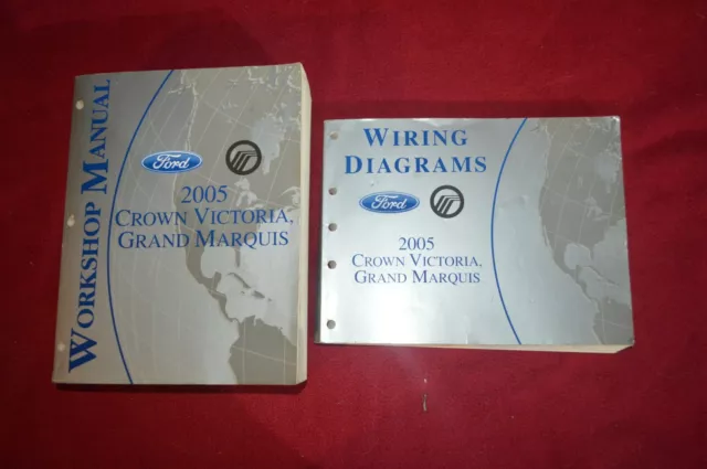 2005 Ford Crown Victoria Mercury Grand Marquis Dealer Shop Repair Manual WSVA