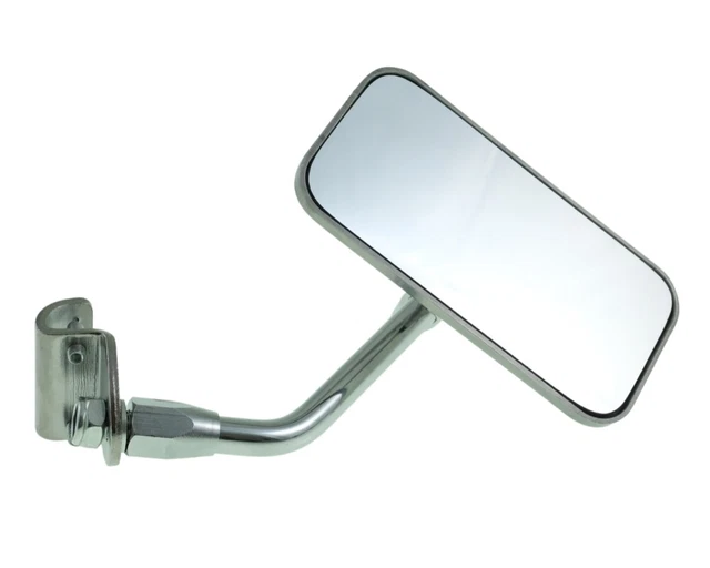 Rétroviseur FAR Oldtimer Classic chromé fixation par serrage universel moto, sco