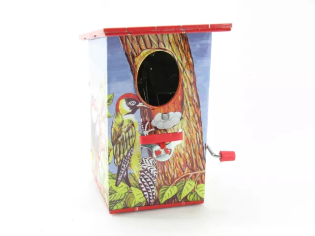 Blechspielzeug - Vogelspardose Specht, Woodpecker 6418145 Blechspielzeug - Vogelspardose Specht, Woodpecker 6418145