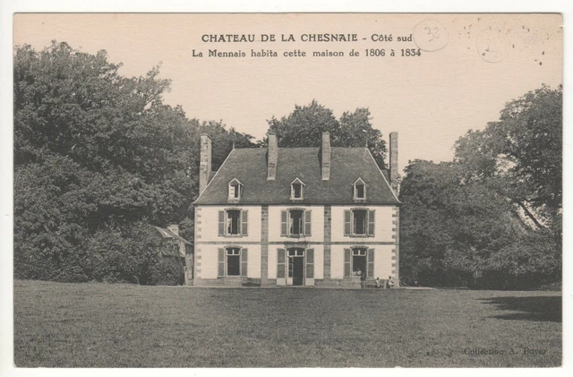 Cpa 95 - Château De La Chesnaie - Côté Sud (Val-D'oise) - Non Écrite