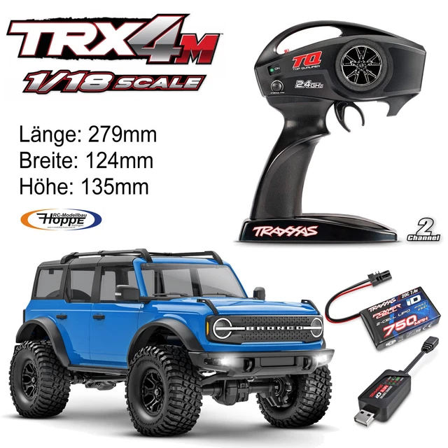 Traxxas TRX-4M Ford Bronco 1/18e Area 51 - Prêt à rouler - Crawler | Scale - Types de véhicules - Voiture