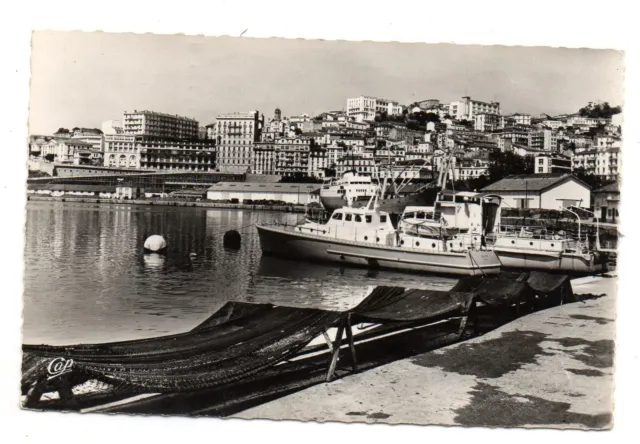 CPSM - ALGERIE - BOUGIE - vue generale prise du port - voyagée