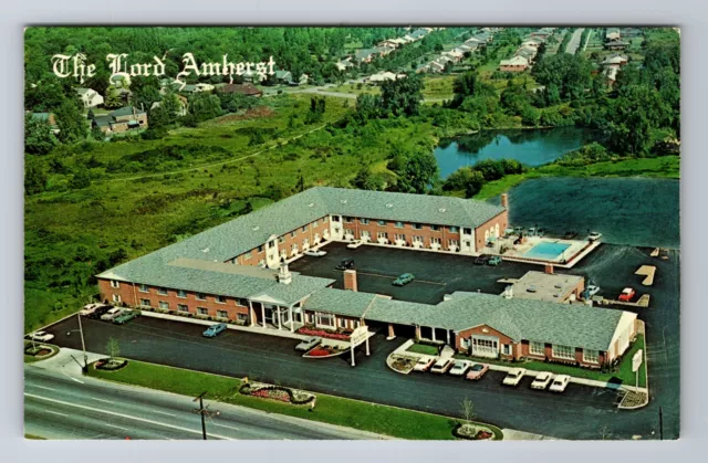 Buffalo NY-New York, The Lord Amherst Motor Hotel, Advertising, Vintage Postcard