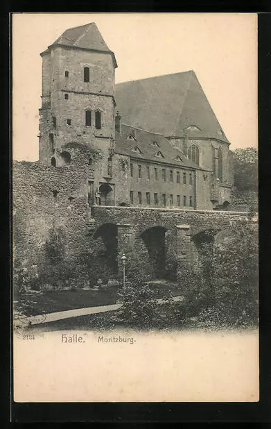 Halle /Saale, Moritzburg, Ansichtskarte