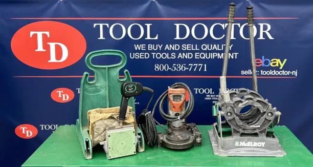 McElroy PitBull 14 HDPE Pipe Fusion Machine Facer Heater Shaver *NICE SHAPE* #1 McElroy PitBull 14 HDPE Pipe Fusion Machine Facer Heater Shaver *NICE SHAPE* #1
