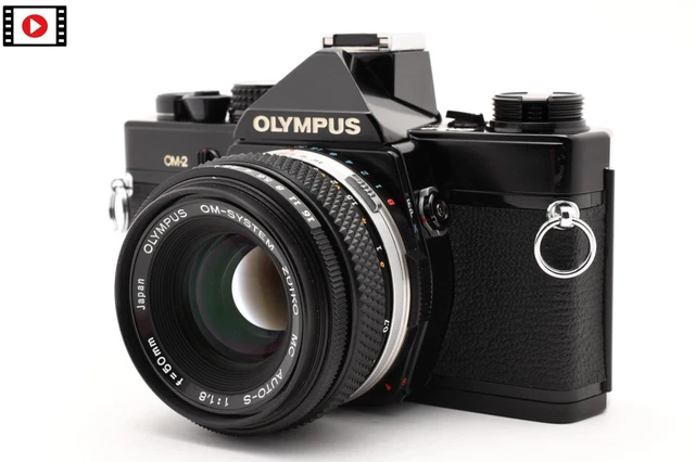 NEAR MINT+++] OLYMPUS OM-2 Spot Program Black Camera 50mm f/1.8