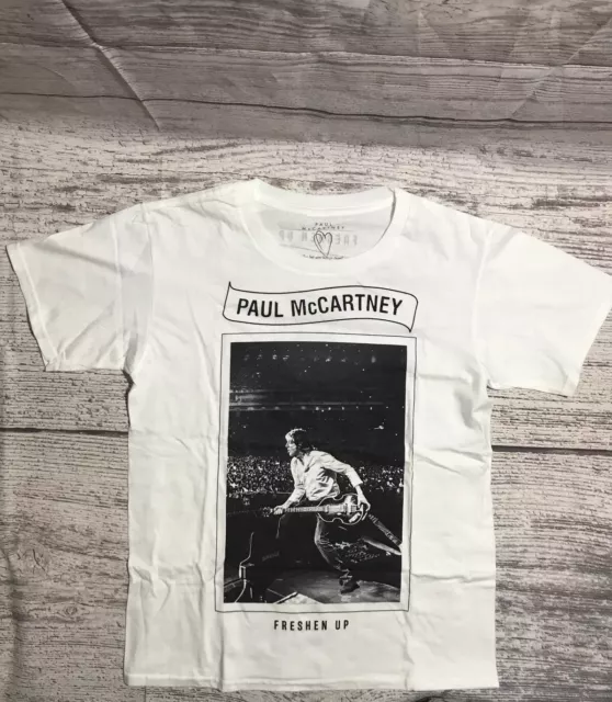 Authentic Paul McCartney 2018-19 Freshen Up World Tour T Shirt NEW Large (s322)