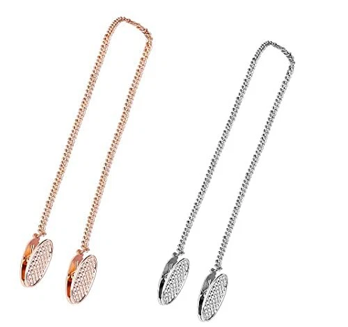 Napkin Clips Napkin Holder ,2pcs Stainless Steel Chain Napkin Clips