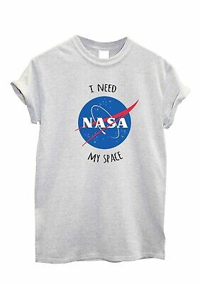 I need my space UNISEX Astronaut Geek explorer nerd print cosmos nasa Tshirt