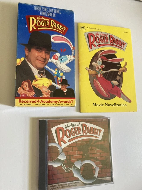 WHO FRAMED ROGER Rabbit? 1988 film (VHS & Movie Tie-in Book ...