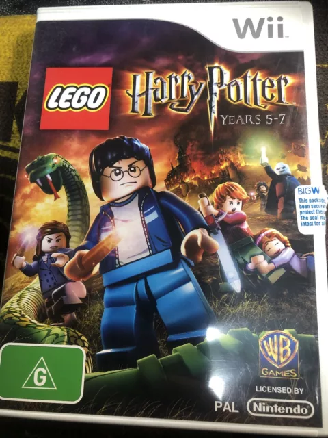 LEGO Harry Potter Years 1-4 and Years 5-7 (Nintendo Wii) With Manuals