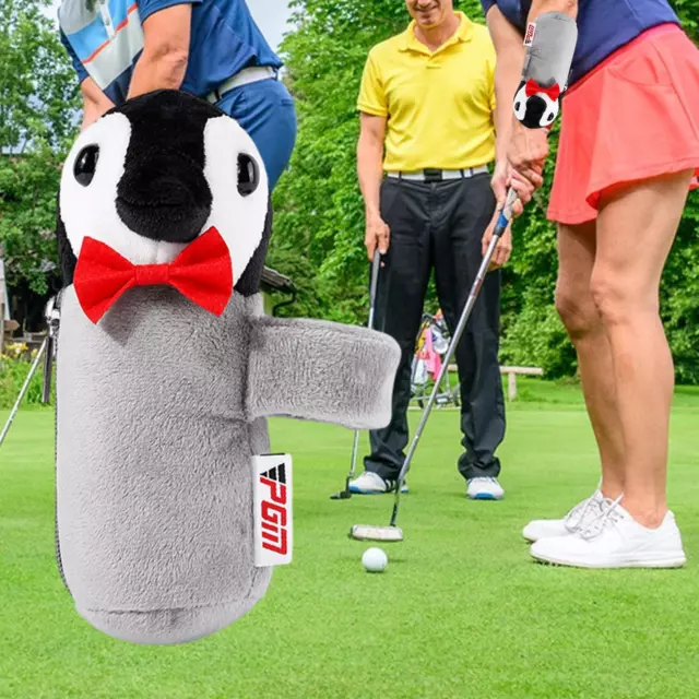 Golf Ball Holder Pouch Bag Supplies Penguin Shaped Golf