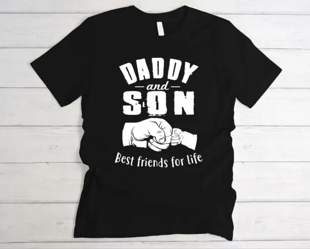 T-shirt papà e figlio best friends for life unisex adulto