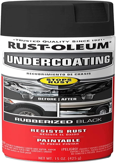 248657 Rubberized Undercoating Spray, 15 Oz, Black