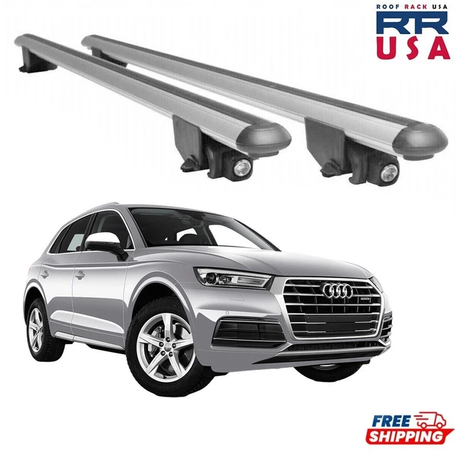 Barres de toit transversales pour Audi Q5 Sportback FYT 2021-25 Alu Gris 2x ABE