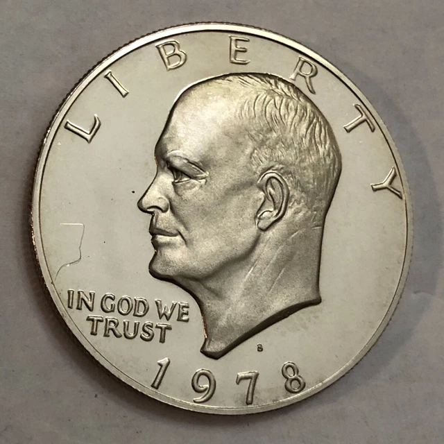1978-S clad PROOF Eisenhower IKE dollar. (you get exact coin shown) #3