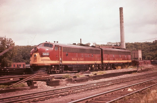 T: Duplicate Slide SOO LINE FP7A #503+F7B - St Paul MN