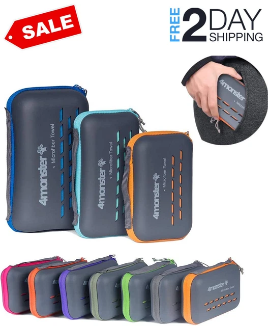 Camping Towels Super Absorbent, Fast Drying Microfiber Travel Towel, Ultra Soft
