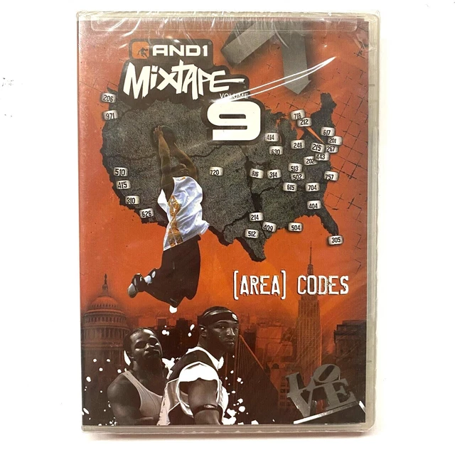 AND 1 MIXTAPE - Volume 9: Area Codes (DVD, 2006) Street Ball