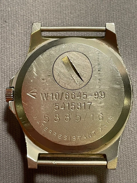 CWC G10 W10/6645-99 541537 Quartz Watch T dial new Maratac strap & battery 2