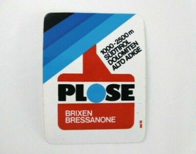 Adige Souvenir-Aufkleber Passo Sella Sellajoch Dolomiti Alto Adige Trentino 80er 