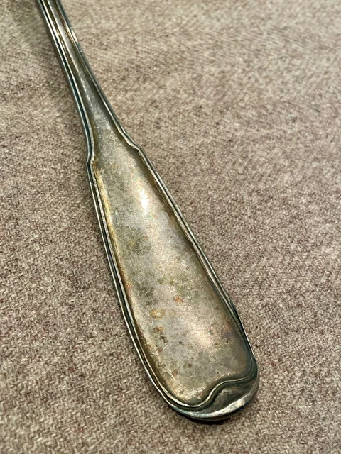 Cuillère à Ragoût Ancienne – Argent Massif 800 – Style Louis XV – Fin XIXe (1850-1899)