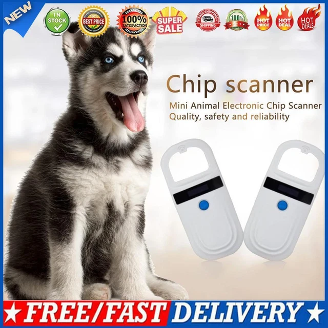 Pet Microchip Scanner ISO 11784 11785 FDX-B ID64 Handheld RFID Pet ID Tag Reader