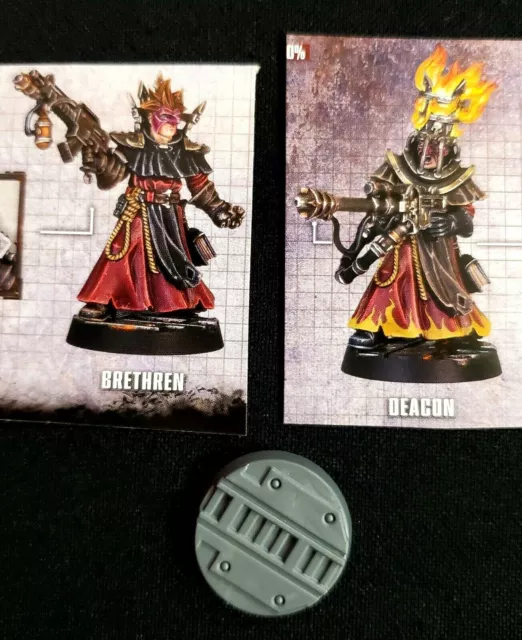 Necromunda Cawdor Redemptionists 1x DEACON / Brethren Flamer