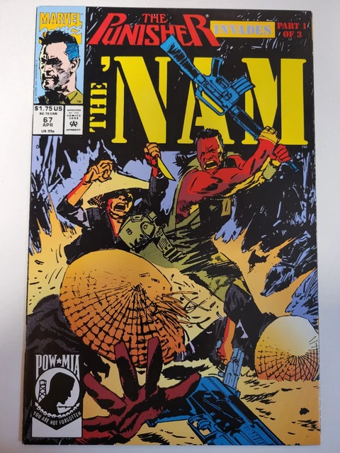 Nam' #67 #68 #69 Marvel Comics 1986 Series Frank Castle Punisher app 9.4 NM