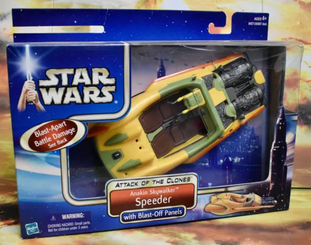 Star Wars Saga Episodio II L'attacco dei cloni Anakin Skywalker Speeder