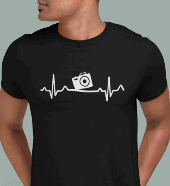 T-Shirt Fotocamera Pulse Amante Della Fotografia Fotografo Compleanno Foto Regalo Maglietta Top