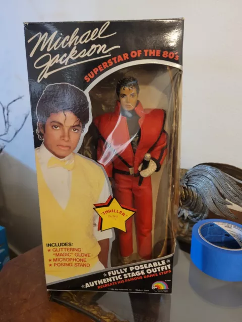 Michael Jackson 1984 Original Doll Thriller Outfit Superstar of 80s New In Box