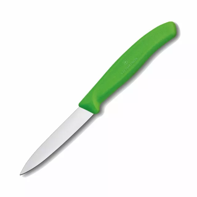 1 Stk. VICTORINOX Gemüsemesser Obstmesser Küchenmesser Messer 8cm / grün