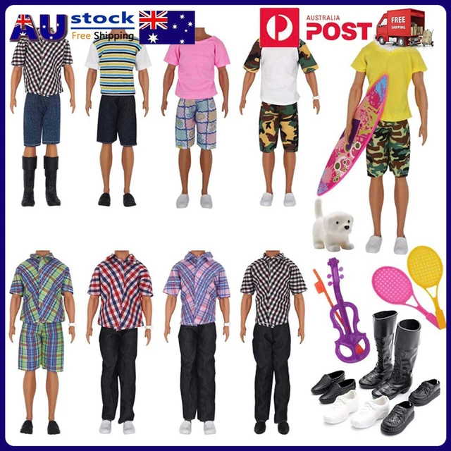 16pcs/set Dolls Dressup Clothes Handmade 11inch Random Pretend Play Dressup Toys