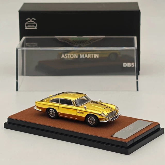 Miniature 1:64 Aston Martin DB5 En Or - Édition Limitée 999, XiaoGuang, Boîte Collector