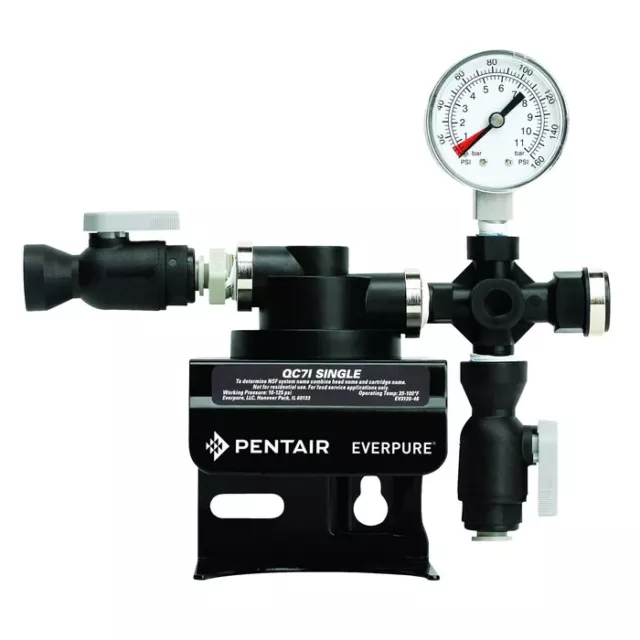 Everpure  QC7i Single Head w gauge