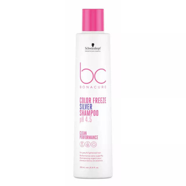 Schwarzkopf BC Bonacure pH 4.5 Color Freeze Silver Micellar Shampoo 250ml